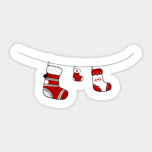 Christmas as a family Sticker